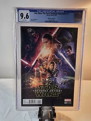Buy Star Wars: The Force Awakens Adaption #1 2016 Movie Poster Variant 1:15 Cgc 9.6 • 77.66£