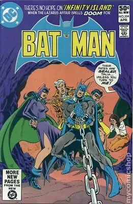 Buy Batman #334 VG 1981 Stock Image Low Grade • 8.54£