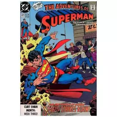 Buy Adventures Of Superman #471  - 1987 Series DC Comics NM Minus [j/ • 3.39£