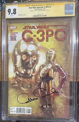 Buy Star Wars Special C-3po #1 Cgc 9.8 Nm/m Signed And  C-3po  By Anthony Daniels • 330.06£