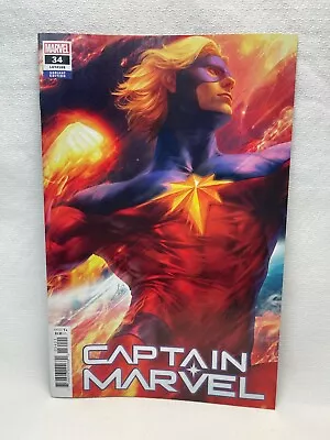 Buy Marvel Captain Marvel #34 ARTGERM Var Cvr By (W) Kelly Thompson (CA) Artgerm • 2.71£