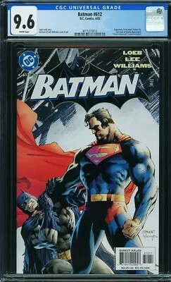 Buy BATMAN #612 CGC 9.6 WP 2003 DC (Classic Jim Lee Superman Cover) • 54.35£