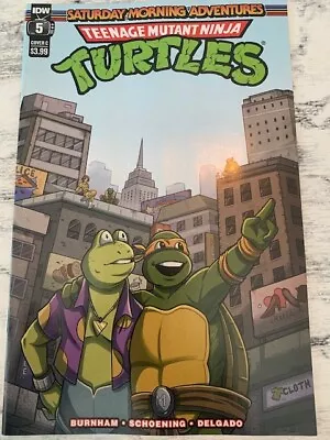 Buy Teenage Mutant Ninja Turtles Saturday Morning Adventures 5 IDW 2023 Rare Hot NM • 4.99£