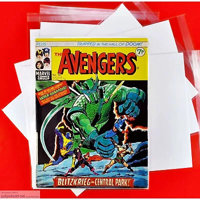 Buy The Avengers 56     1 Marvel Comic Book Bag And Board 12 10 UK 1974 (Lot 2422 • 7£