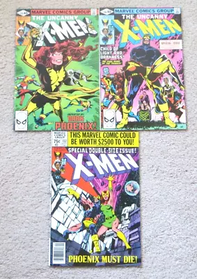 Buy Marvel Comics 1980 Uncanny X-men 135 136 & 137 Dark Phoenix Saga + BONUS! • 190.27£