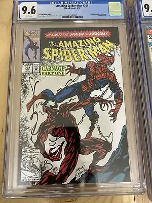 Buy Amazing Spiderman 361 CGC 9.6	1st Carnage	 • 154.93£