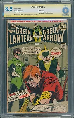 Buy Green Lantern 85 CBCS 8.5 Signed Neal Adams Cover/art, Drug Issue • 504.80£