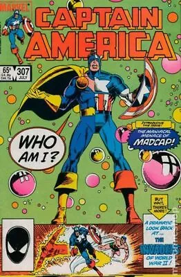 Buy Captain America #307D VF 1985 Stock Image • 28.73£