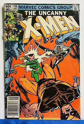 Buy Uncanny X-Men #158 (1982)  *KEY* 1st App Of Rogue In X-Men - Newsstand Ed - VG- • 9.32£