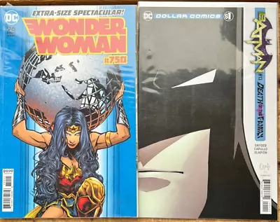 Buy Dc Comics Wonder Woman #750, Batman #13 Death Of The Family • 23.29£