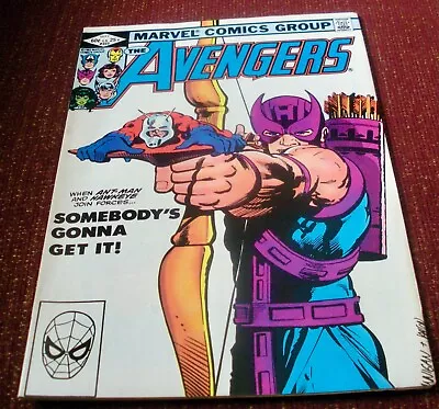 Buy Marvel Comics 1982 The Avengers #223 Hawkeye/Ant-Man Classic Cover • 12.43£