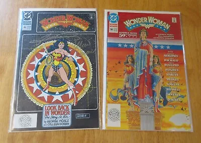 Buy Lot Of *2* WONDER WOMAN (2nd Series): #49 **2X SIGNED BY PEREZ & DORAN!** + #50 • 20.93£