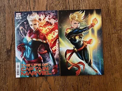 Buy Life Of Captain Marvel #1 Artgerm Variant + #4 Sojin Jo Virgin Variant • 13.98£