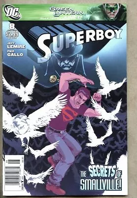 Buy Superboy #8-2011 Vg/fn 5.0 Newsstand Variant Cover DC Comics Jeff Lemire   • 11.65£