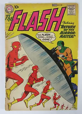 Buy Flash #109 (1959) DC Comics 2nd Mirror Master GD 2.0 Complete & Intact BR313 • 50.44£