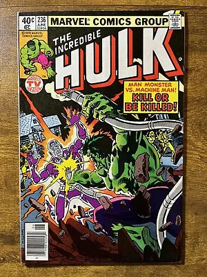 Buy The Incredible Hulk 236 Newsstand Sal Buscema Cover Marvel 1979 Vintage • 4.62£