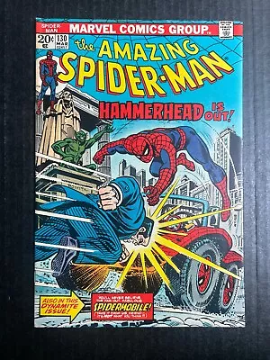 Buy AMAZING SPIDER-MAN #130 March 1974 Hammerhead Marvel Value Stamp #3 Hulk  • 29.50£