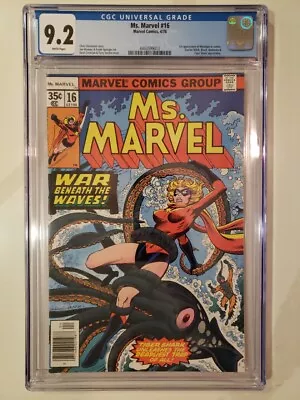 Buy Ms. Marvel 16 CGC 9.2 Marvel Comics 1978 Mystique Cameo • 61.35£