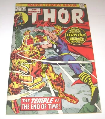 Buy The Might THOR #245 (Mar 1976) FN- Condition Comic - MVS Ok - 1st HE WHO REMAINS • 12.84£