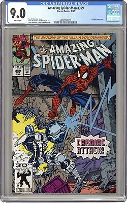 Buy Amazing Spider-Man #359D CGC 9.0 1992 4087250019 • 55.14£