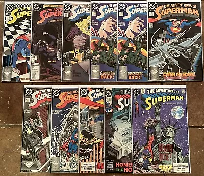 Buy Adventures Of Superman #441, 444-450, 462, 465 DC  Lot With Two Copies Of #446 • 31.06£