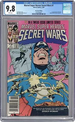 Buy Marvel Super Heroes Secret Wars #7N CGC 9.8 Newsstand 1984 4254039007 • 368.89£