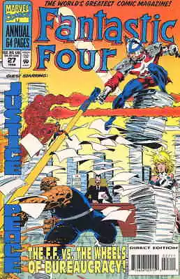 Buy Fantastic Four (Vol. 1) Annual #27 FN; Marvel | Time Variance Authority Justice • 6.20£