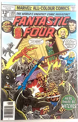 Buy Fantastic Four. # 185. 1st Series. Aug. 1977. 1st Nicholas Scratch.  Fn. 6.0. • 13.49£