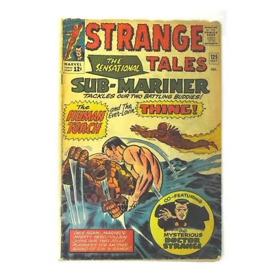 Buy Strange Tales #125  - 1951 Series Marvel Comics Good+ Full Description Below [v • 31.03£