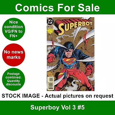 Buy DC Superboy Vol 3 #5 Comic - VG/FN+ 01 June 1994 • 3.49£
