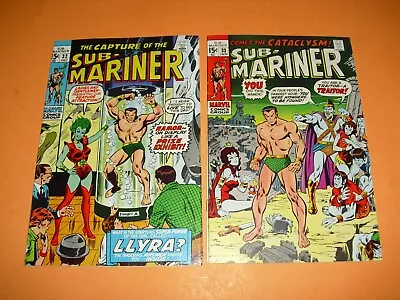 Buy Sub Mariner #32 & #33 Both F/VF To VF- From 1971! Marvel Fine Very 7.0 7.5 B627 • 27.95£