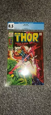 Buy The Mighty THOR #161 • CGC 8.5 WHITE PAGES (OUTER SLAB REMOVED) • 130£