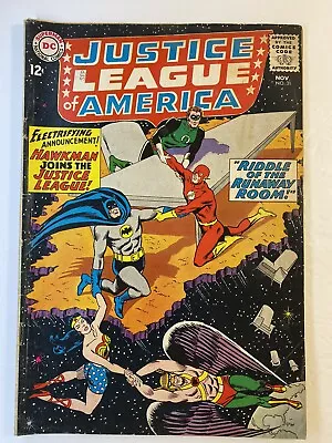 Buy 1964 DC Comics Justice League Of America #31 Key Hawkman Joins Justice League • 14.35£