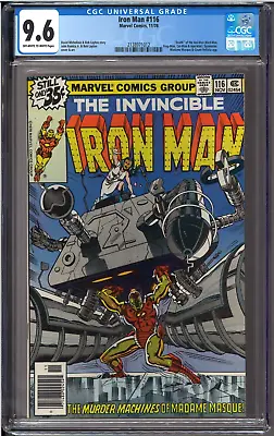 Buy Iron Man #116 CGC 9.6 Avengers Ani-Men Count Nefaria App • 65.62£