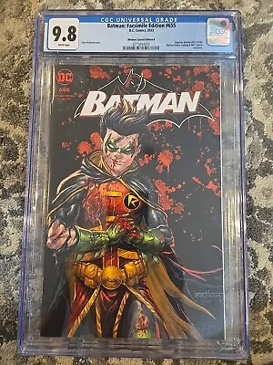 Buy Batman # 655 Cgc 9.8 Kirkham Sdcc '23 Battle Damage Robin Trade Variant • 58.25£