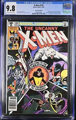 Buy Uncanny X-Men #139 Marvel 1980 CGC 9.8 - Kitty Pryde Joins X-Men! NEWSSTAND! • 458.19£