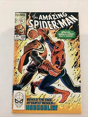 Buy Amazing Spider-Man 250 Marvel - Hobgoblin Vs Spiderman HIGH GRADE NM • 34.94£