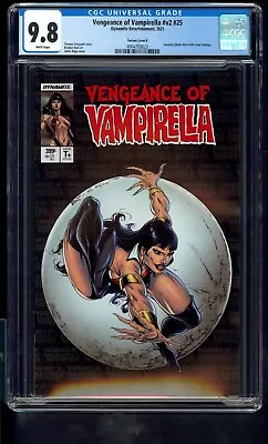 Buy Vengeance Of Vampirella V2 25 CGC 9.8 Amazing Spiderman 300 Cover Homage 2021 WP • 55.33£