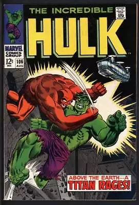 Buy Incredible Hulk #106 6.0 // Death Of The Missing Link Marvel Comics 1968 • 55.92£