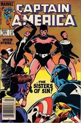 Buy CAPTAIN AMERICA #295 F/VF, Newsstand Marvel Comics 1984 Stock Image • 4.66£