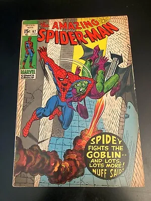 Buy AMAZING SPIDER-MAN #97 *Green Goblin/Drug Issue Key!* (FN+) • 56.03£