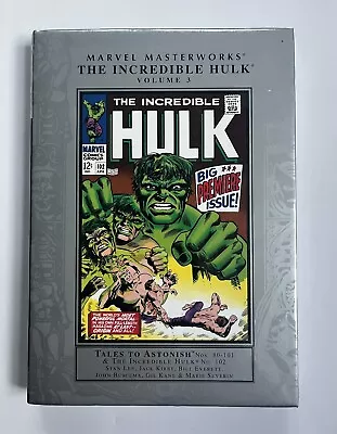 Buy Marvel Masterworks Incredible Hulk HC Vol 3 - New Sealed • 50£