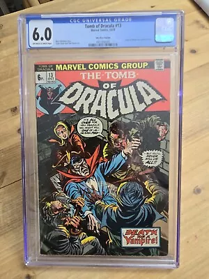 Buy Tomb Of Dracula #13 CGC 6.0 1973 UK Price Variant  • 108.73£