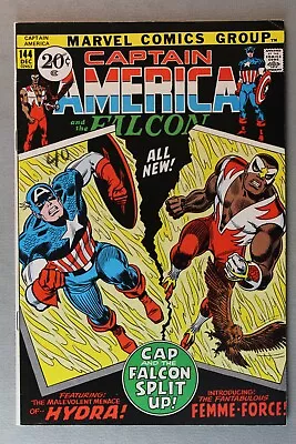 Buy Captain America #144 And The Falcon *1971* Appearance Of President Nixon • 13.16£