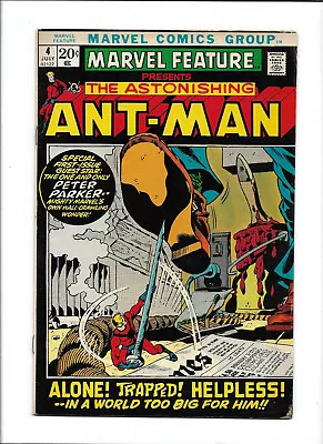 Buy Marvel Feature #4 [1972 Vg-fn] 1st New Modern Ant-man! • 17.85£