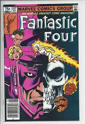 Buy Fantastic Four #257 VF- (8.0) $.75 Canadian Price Variant - Newsstand*Galactus* • 15.53£