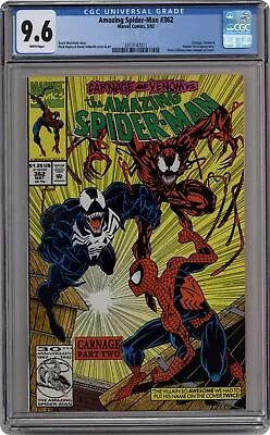 Buy Amazing Spider-Man #362 1st Printing CGC 9.6 1992 2013147011 • 124.48£