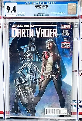 Buy Star Wars Darth Vader #3 Cgc 9.4 Marvel 2015 1st Print 1st Doctor Aphra Wp • 62.13£