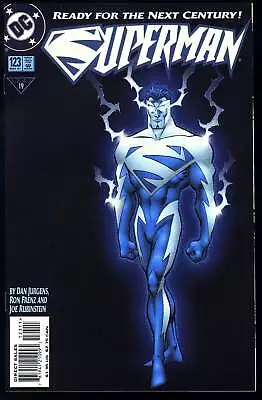 Buy Superman #123 DC 1997 (NM+) 1st Electric Blue Suit! Glow In The Dark! L@@K! • 11.64£