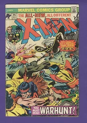 Buy UNCANNY X-MEN #95 1st PRINTING, DEATH OF THUNDERBIRD - RARE • 50£